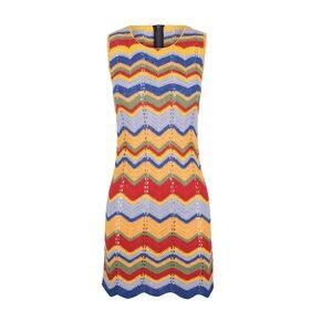 Colorful Chevron Mini Dress